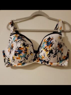 Bra Cacique Black and White 44DDD Plus Size